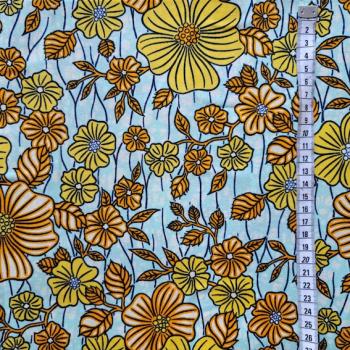 Preview: SUMMER FLOWERS Afrikanischer Wax Print Stoff